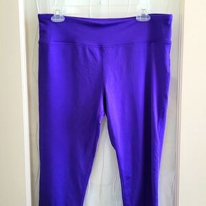 Reebok Purple Knee Length Leggings
